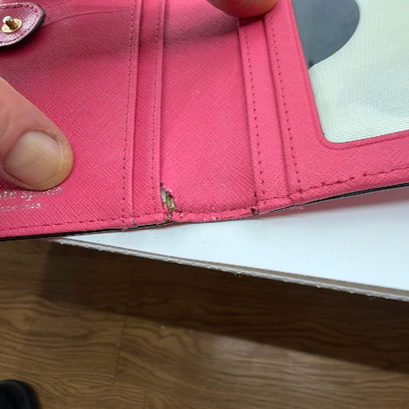 Kate Spade Continental Pink Saffiano Leather Wallet - Picture 7 of 8